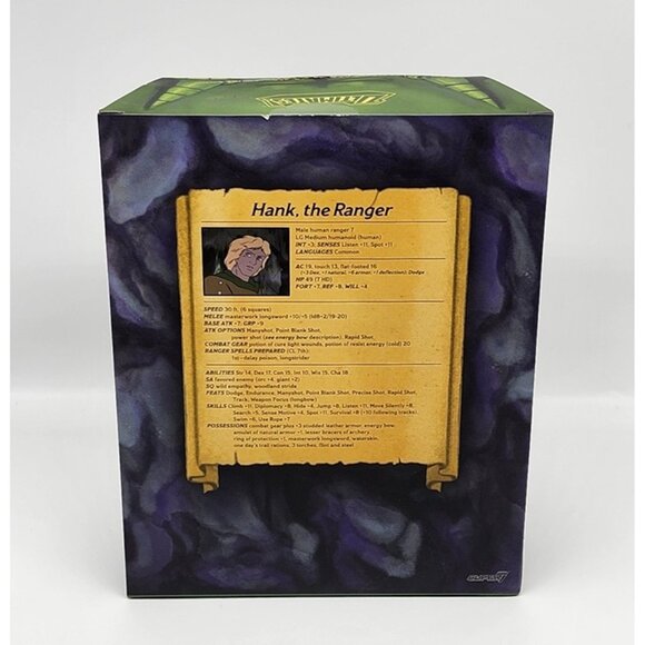 Super7 Dungeons and Dragons Animated Series Hank The Ranger Action Figure - Picture 5 of 8